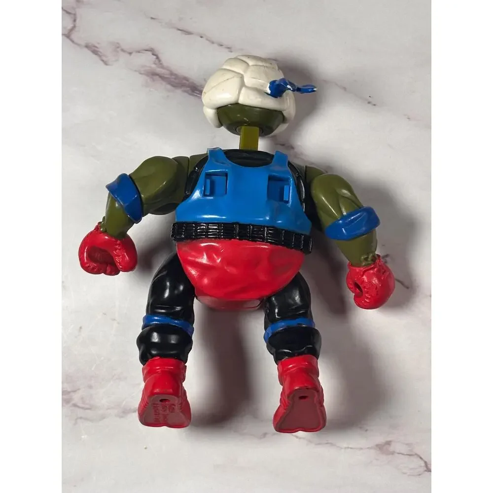 1992 TMNT Kowabunga Kick Boxin LEO SmashEm BashEm Teenage Mutant Ninja Turtle